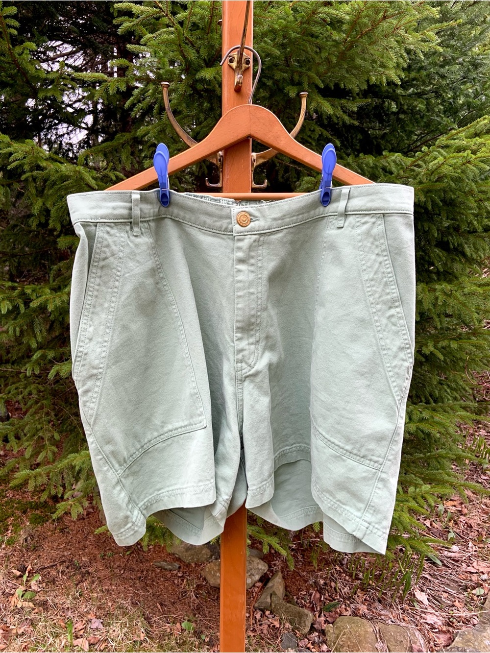 Big Bud Press MINT GREEN Work Shorts - Size 1XL - Picture 2 of 6